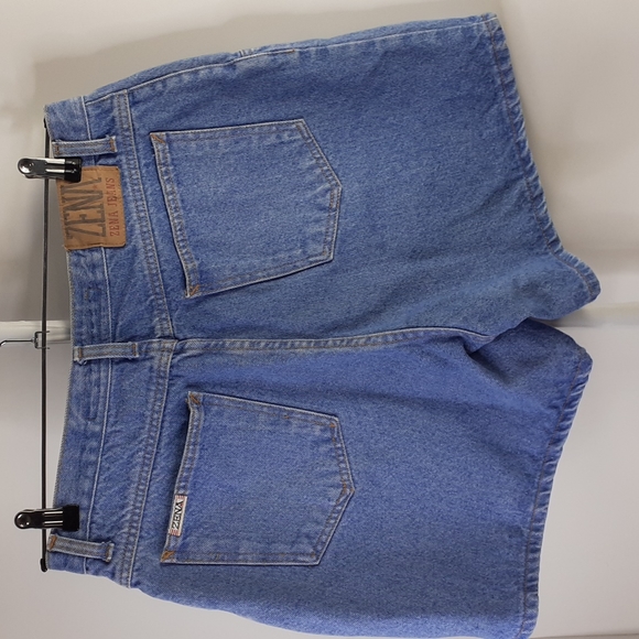 Vintage Zena High Rise Jean Shorts Size 18 Missy - Picture 2 of 13